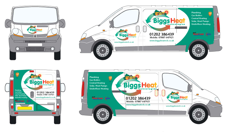 Biggs van livery